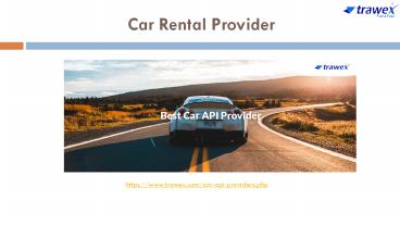 Car Rental Provider