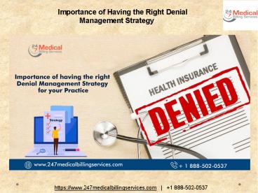 Importance Of Having The Right Denial Management Strategy