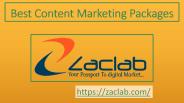 Best Content Marketing Packages