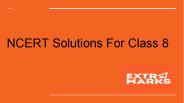 NCERT Solutions For Class 8 (2)
