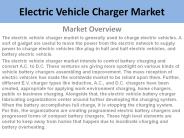 Electric Vehicle Charger Market Report