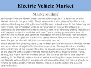 Electric Vehicle Market