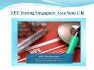 HPV Testing Singapore