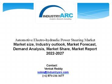 Automotive Electro-hydraulic Power Steering Market