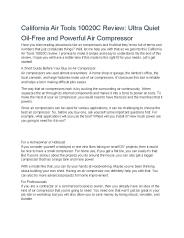 California Air Tools 10020C Review