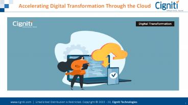 Accelerating Digital Transformation Through the Cloud