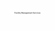 Facility Management Services