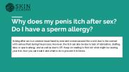 Why Does My Penis Itch After Sex
