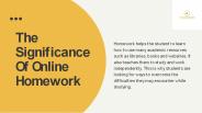 The Significance Of Online Homework (1)