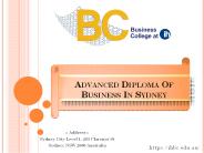 Advanced Diploma Of Business In Sydney