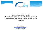 Electric Boat And Ship Market