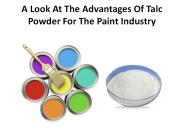 Production & processing of Talc powder