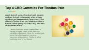 Top 4 CBD Gummies For Tinnitus Pain