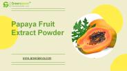 Papaya Fruit Extract Powder
