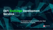 A Complete Guide to Choose Your Ideal Decentralized Finance Development Company