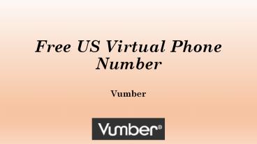Free US Virtual Phone Number
