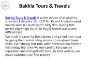 Bakhla Tours & Travels