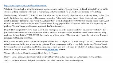 presentation player overlay
