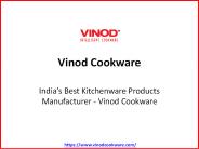 Pressure Cookers - Vinod Cookware