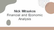 Nick Mitsakos Financial and Economic Analysis