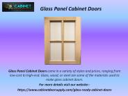 Glass Panel Cabinet Doors