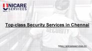 Top-class Security Services in Chennai