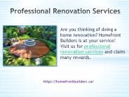 Professional Renovation Services