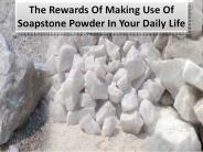 List of descriptions Soapstone Powder