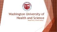 Washington University of Health and Science | WUHS
