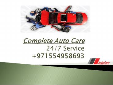 Bentley Repair Dubai