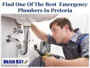 Find One Of The Best  Emergency Plumbers In Pretoria