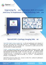 Cytology Image Slide Scanner-OptraSCAN