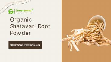 Organic Shatavari Root Powder
