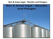 Ben & Gaws legal - Nozzles and Flanges:-