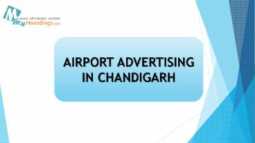 Airport Advertising In Chandigarh