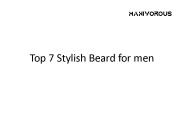 Top 7 Stylish beard for men