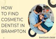 How to Find Cosmetic Dentist in Brampton