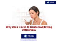Why does Covid-19 Cause Swallowing Difficulties?