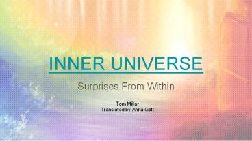 The Inner Universe | A Spiritual Guide | A Book
