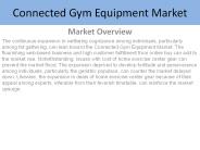 Connected Gym Equipment Market Report