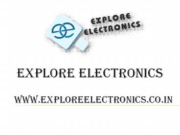 Led Street Light manufacturers: Explore Electronics