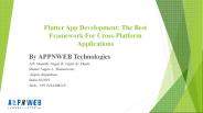 Flutter App Development: The Best Framework For Cross-Platform Applications