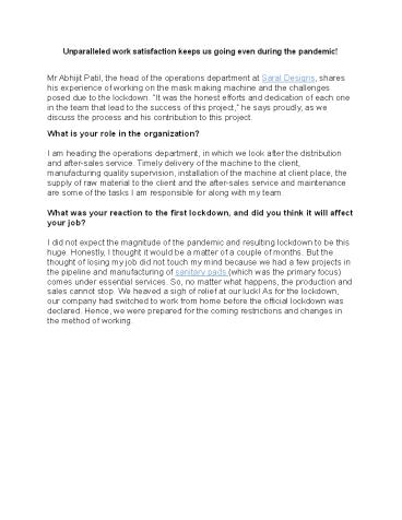 Ultrasonic Basic Sanitary Pad making machine – SWACHH 4.0