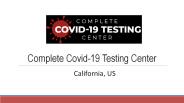 COVID-19 testing services in California