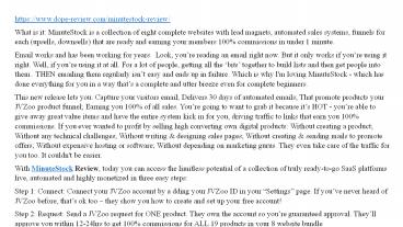 presentation player overlay