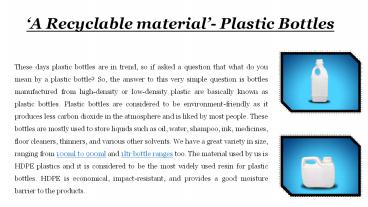 Plastic Bottle Suppliers in India | Dhanrajplastics