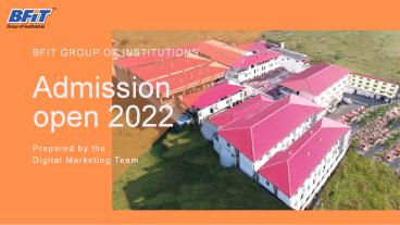 Admission open 2022 | BFIT college | Best college