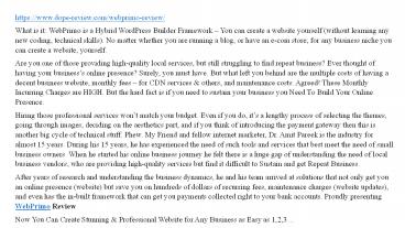 presentation player overlay
