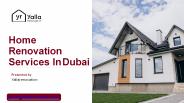 Home Renovation & Interior Design Services In Dubai