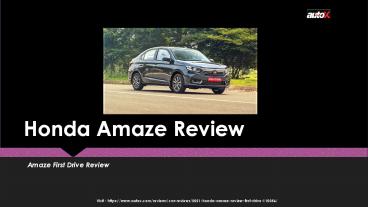 2021 Honda Amaze First drive review | Amaze review – autoX